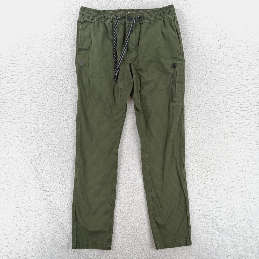 Hurley Mens Jogger Pants Medium 32x30 Green Slim Stretch Cargo HFA21SMB-02892